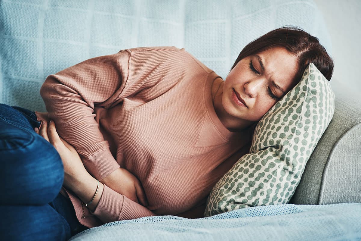 woman before acid reflux surgery in Mount Vernon